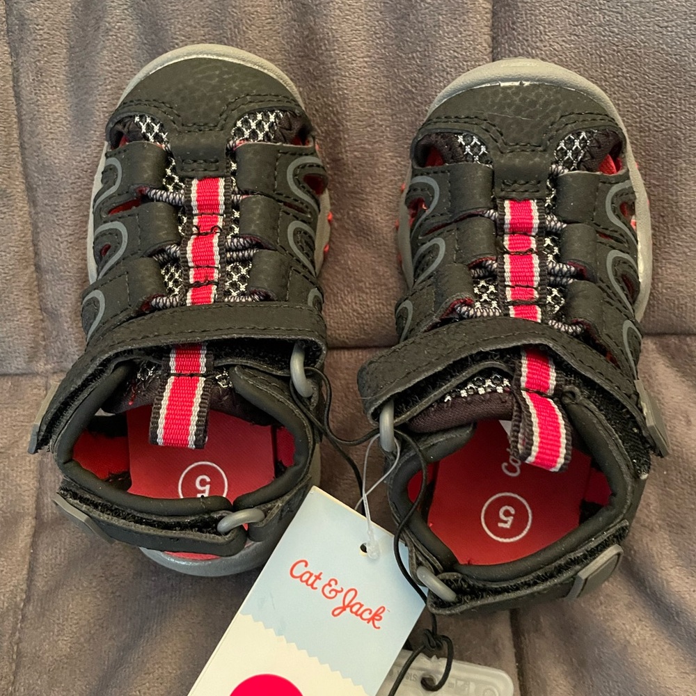 Boys Afton sandals black